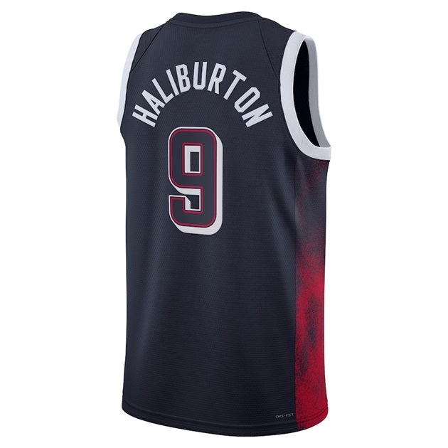KODYSPORTS Premium Basketball Tyrese Haliburton USA Men’s National Team 2024 Limited Edition Fan Game Jersey
