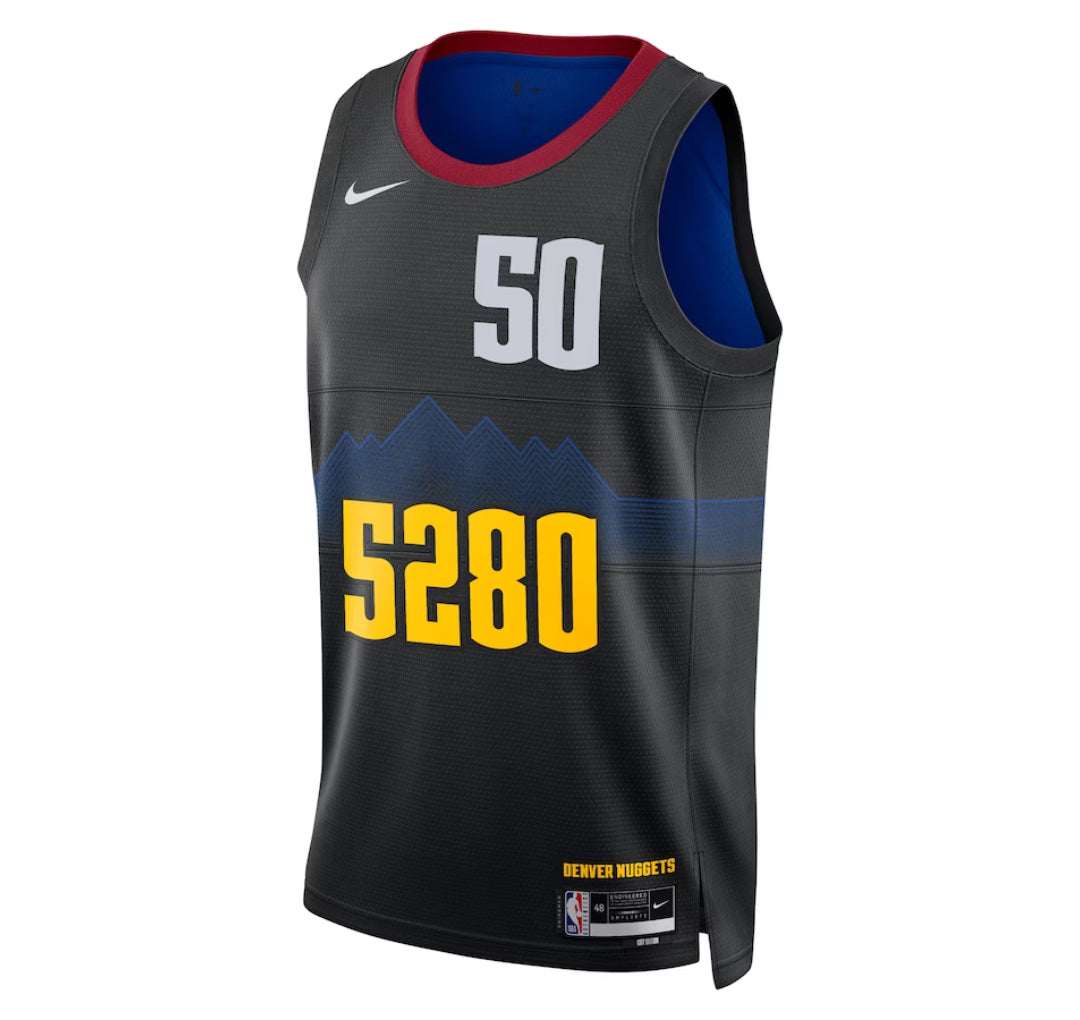 KODYSPORTS Premium Basketball Aaron Gordon Denver Nuggets 2023-24 City Edition Fan Game Jersey