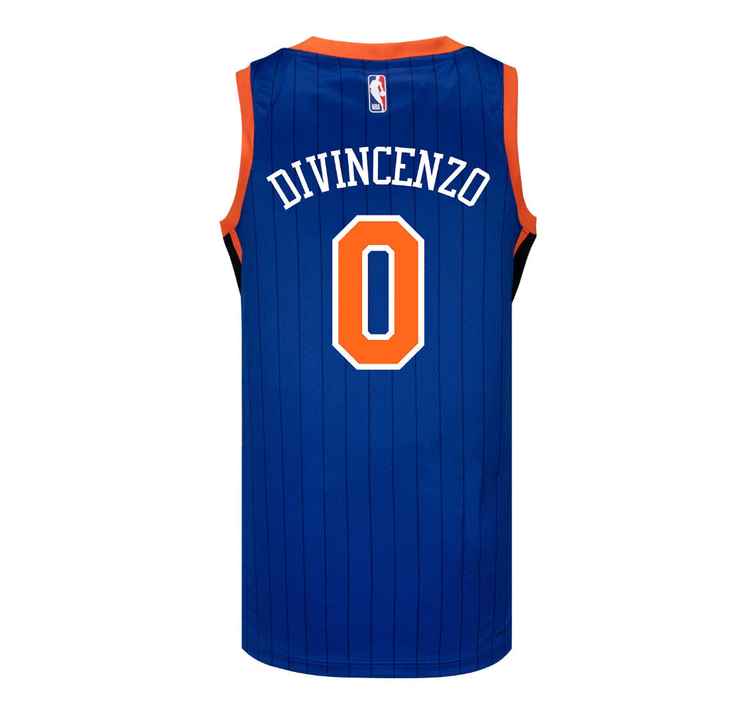 KODYSPORTS Premium Basketball Donte DiVincenzo New York Knicks 2023-24 City Edition Fan Game Jersey
