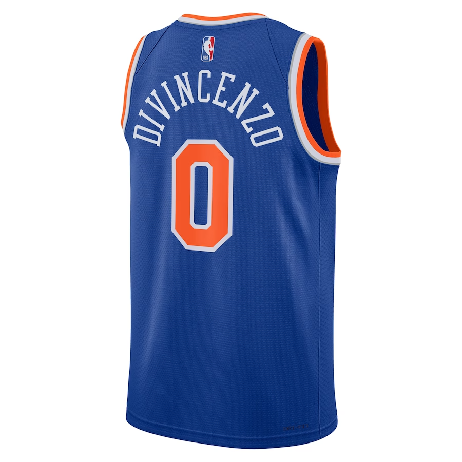 KODYSPORTS Premium Basketball Donte DiVincenzo New York Knicks 2023-24 Swingman Edition Fan Game Jersey