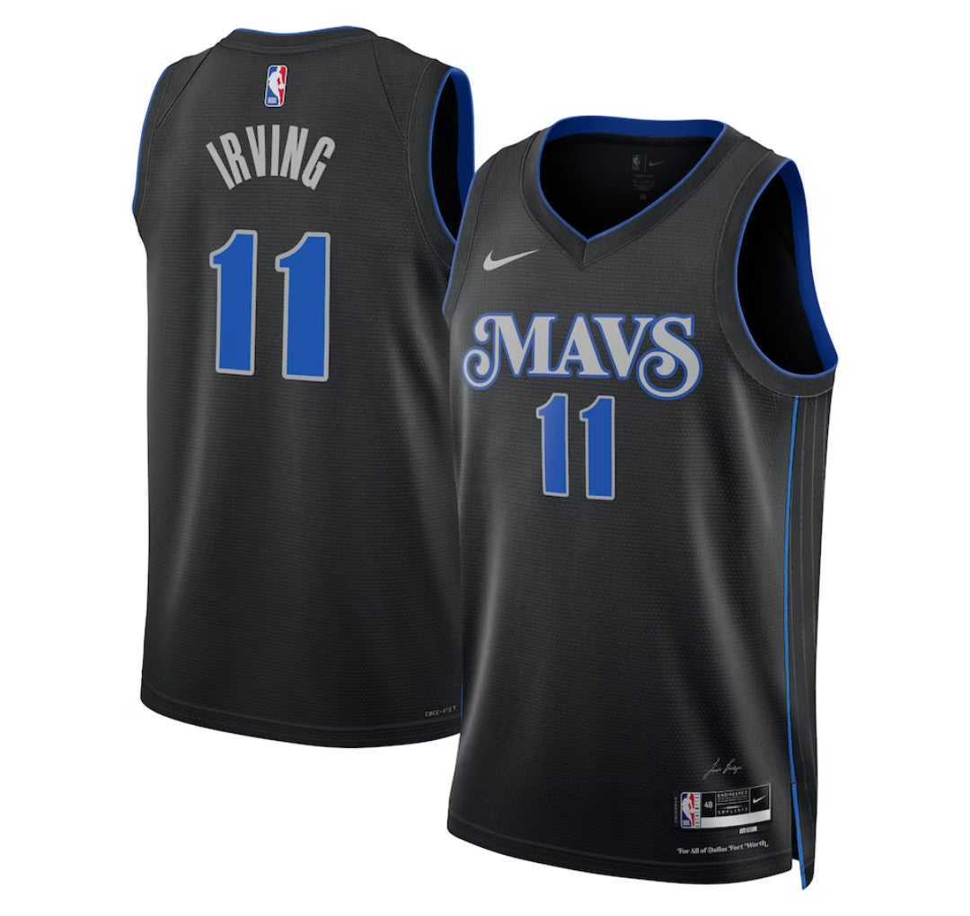 KODYSPORTS Premium Basketball Kyrie Irving Dallas Mavericks 2023-24 City Edition Fan Game Jersey