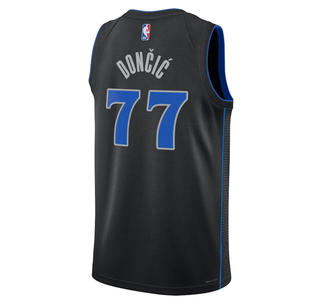 KODYSPORTS Premium Basketball Luka Doncic Dallas Mavericks 2023-24 City Edition Fan Game Jersey
