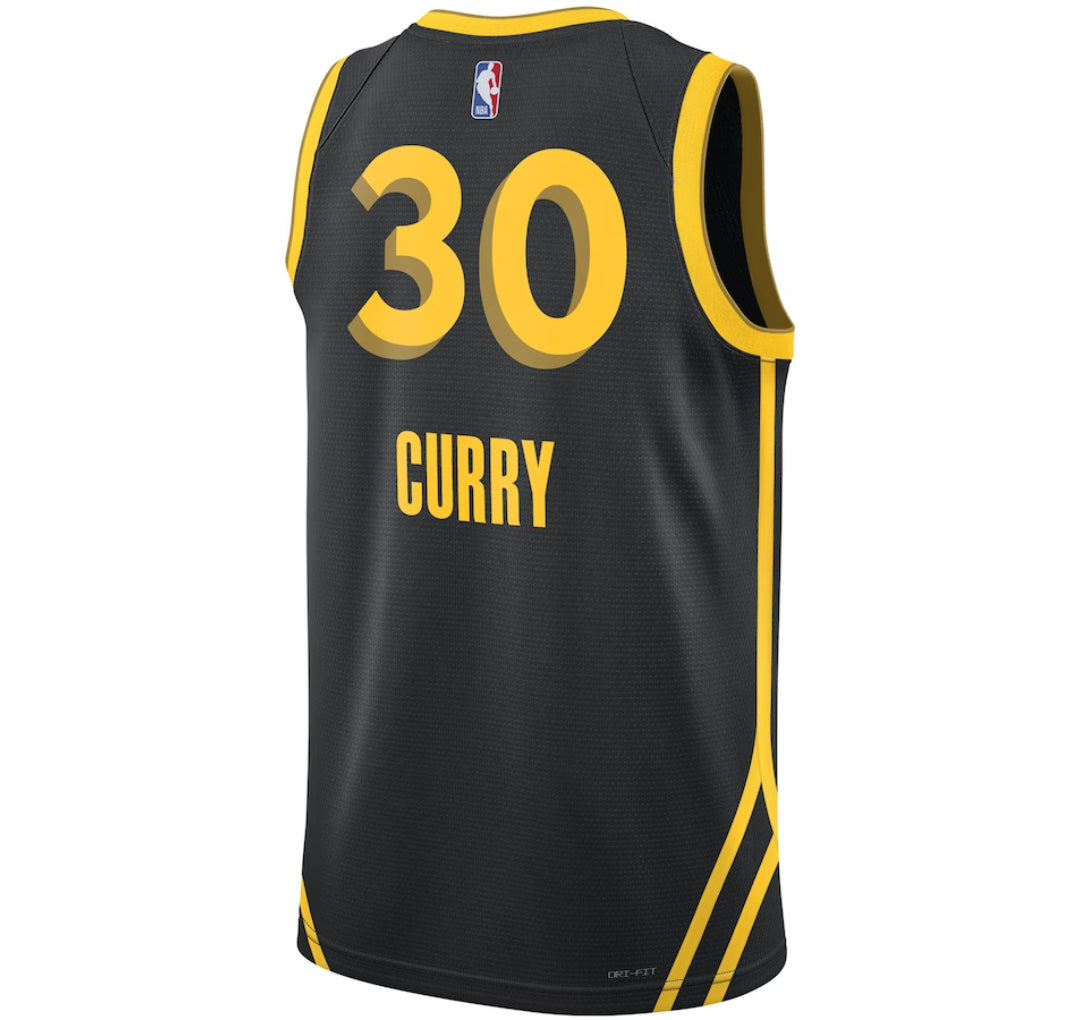 KODYSPORTS Premium Basketball Stephen Curry Golden State Warriors 2023-24 City Edition Fan Game Jersey
