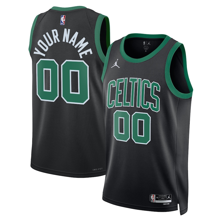 KODYSPORTS Premium Basketball Boston Celtics Unisex 2023/24 Custom Jersey Black – Statement Edition