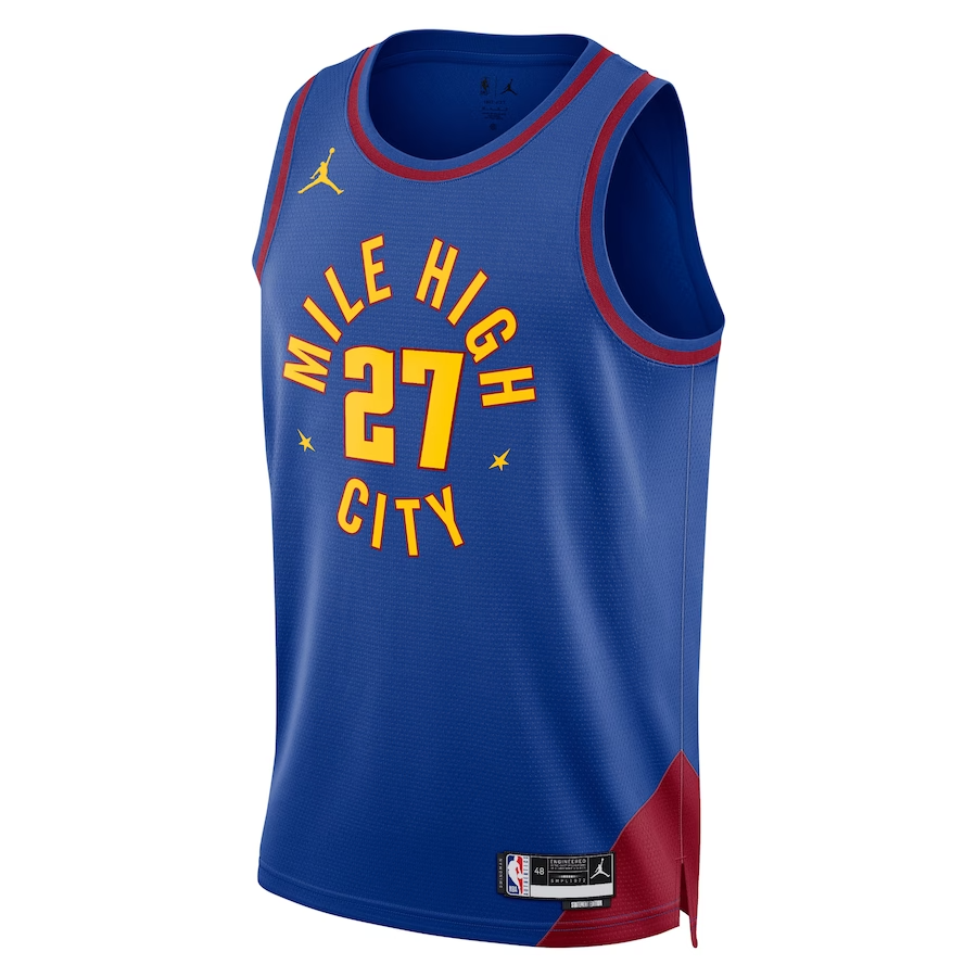 KODYSPORTS Premium Basketball Jamal Murray Denver Nuggets 2024 Statement Edition Fan Game Jersey