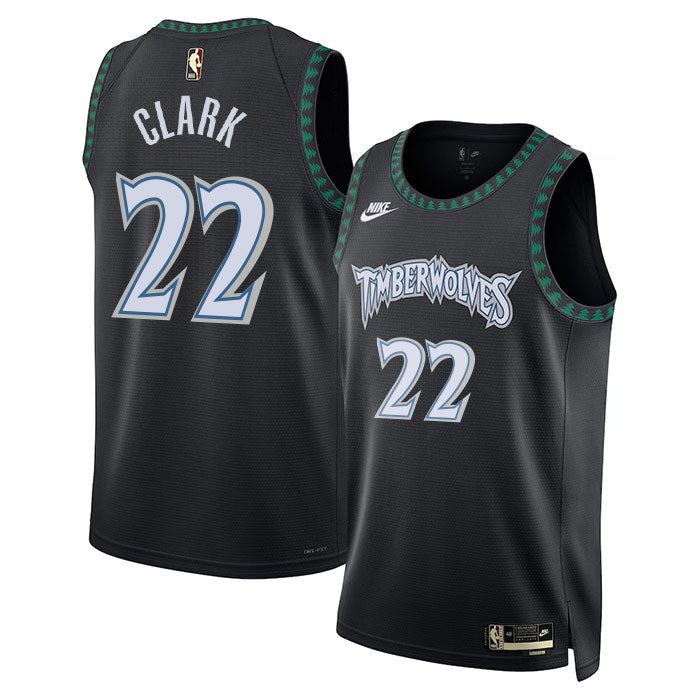 KODYSPORTS Premium Basketball Jaylen Clark #22 Minnesota Timberwolves Statement Edition Fan Support Team Jersey - Black