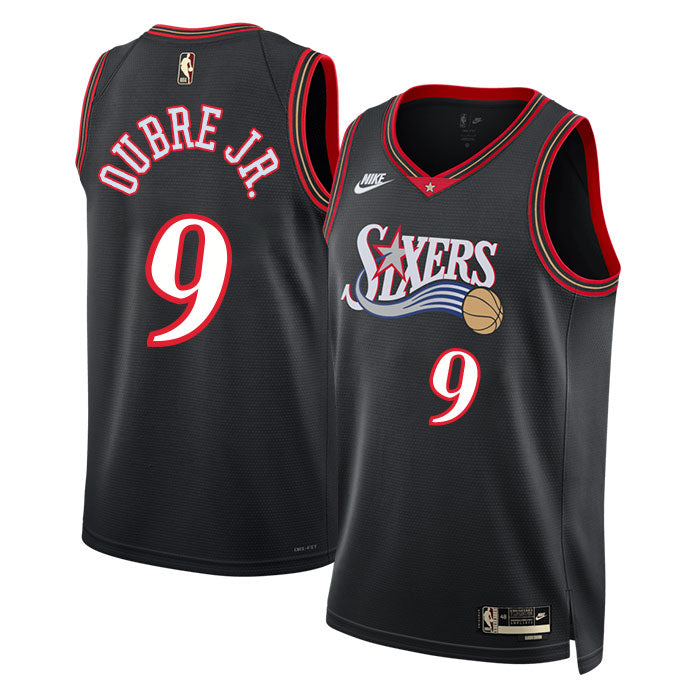 KODYSPORTS Premium Basketball Kelly Oubre Jr. #9 Philadelphia 76ers Classic Edition Fan Support Team Jersey - Black