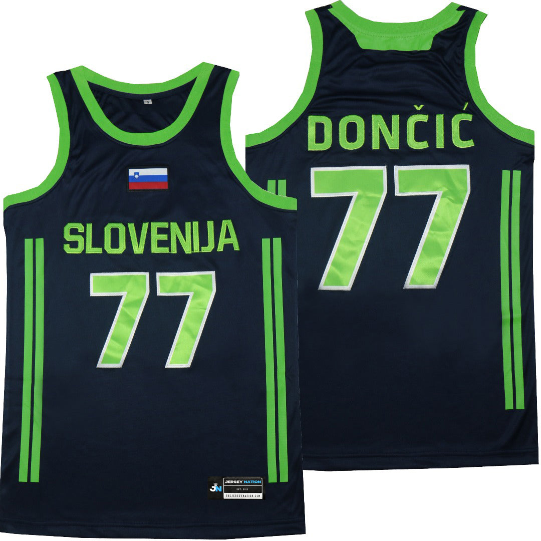 KODYSPORTS Premium Basketball Slovenia 'Doncic' Basketball Fan Game Jersey