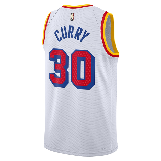 KODYSPORTS Premium Basketball Stephen Curry Golden State Warriors 2024 Classic Edition Fan Support Team Jersey - White