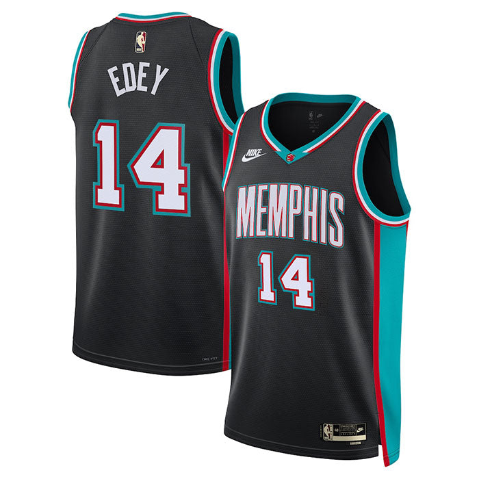 KODYSPORTS Premium Basketball Zach Edey #14 Memphis Grizzlies Classic Edition Fan Support Team Jersey - Black
