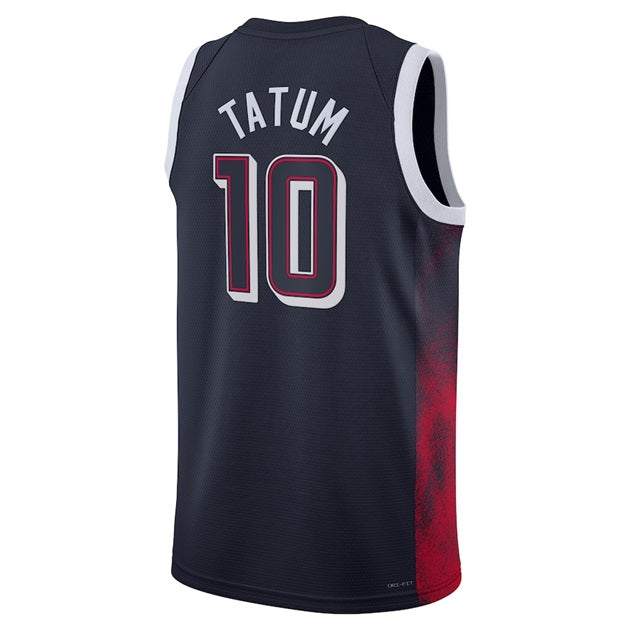KODYSPORTS Premium Basketball Jayson Tatum USA Men’s National Team 2024 Limited Edition Fan Game Jersey - Navy