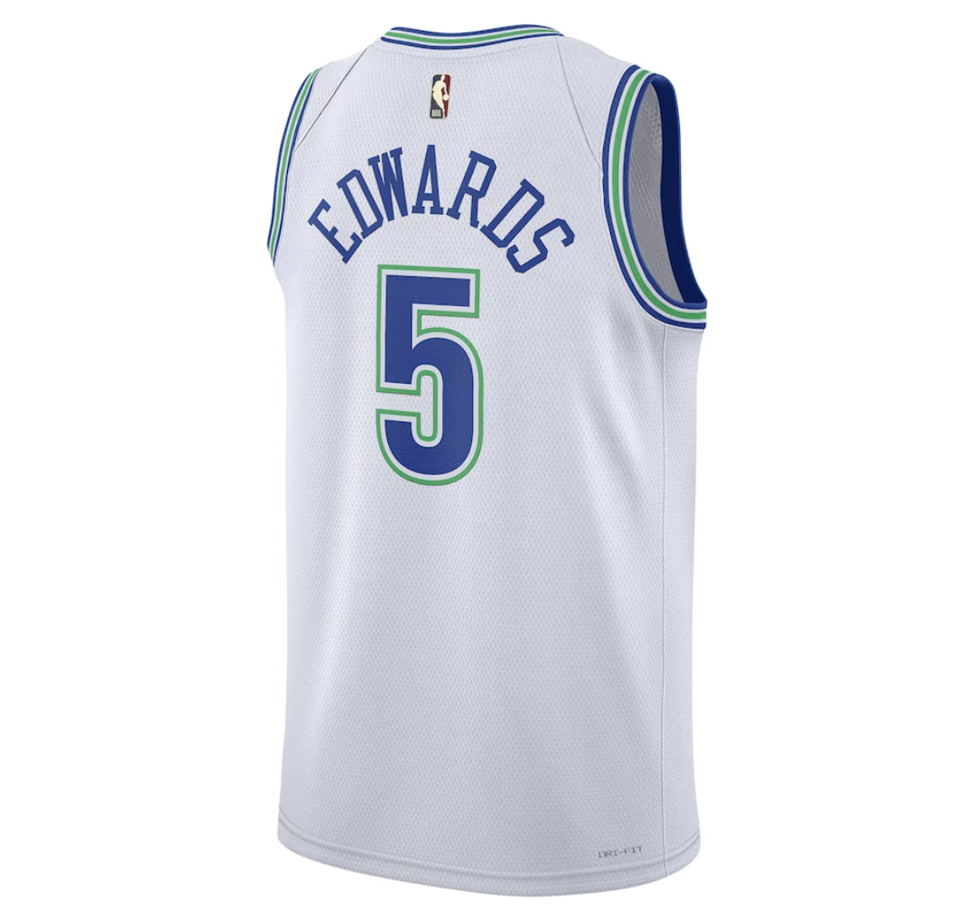 KODYSPORTS Premium Basketball Anthony Edwards Minnesota Timberwolves 2024 Classic Edition Fan Game Jersey
