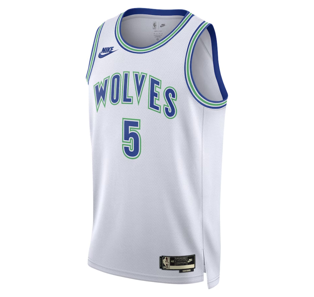 KODYSPORTS Premium Basketball Anthony Edwards Minnesota Timberwolves 2024 Classic Edition Fan Game Jersey