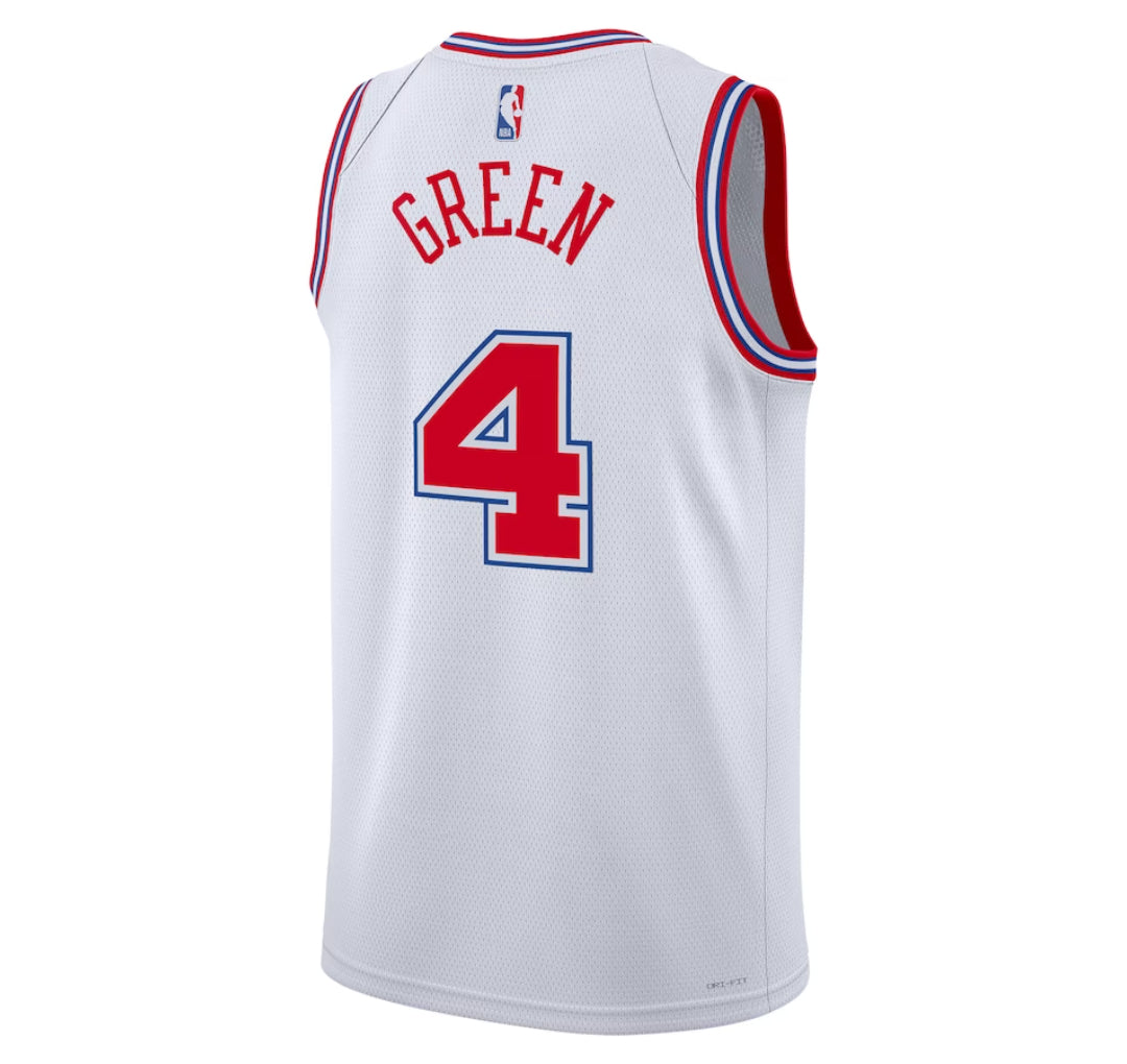 KODYSPORTS Premium Basketball Jalen Green Houston Rockets 2023-24 City Edition Fan Game Jersey