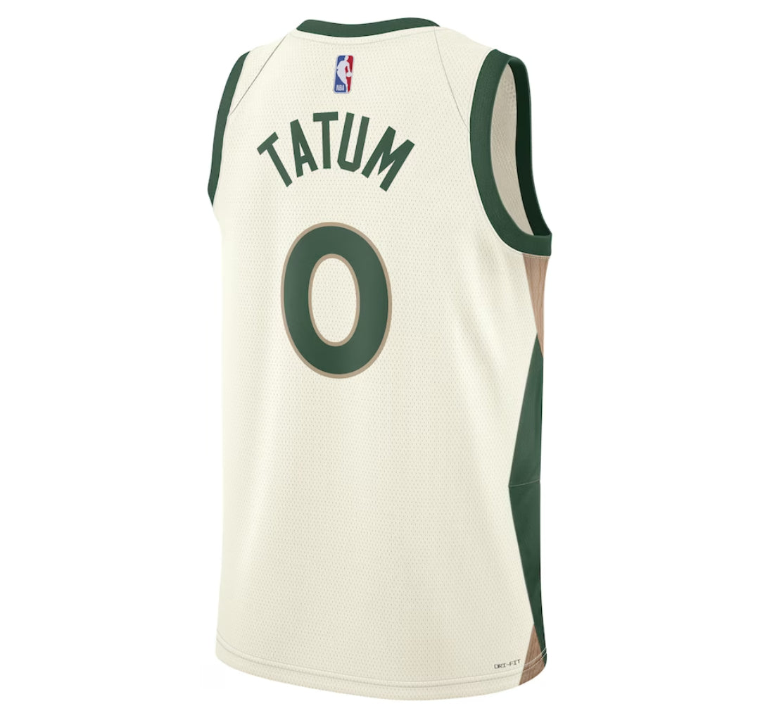 KODYSPORTS Premium Basketball Jayson Tatum Boston Celtics 2023-24 City Edition Fan Game Jersey