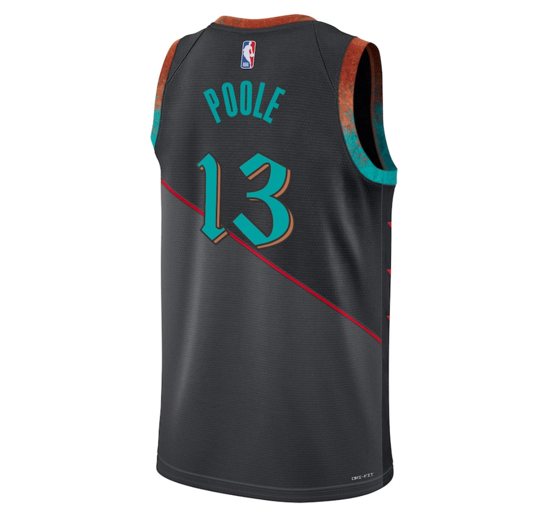KODYSPORTS Premium Basketball Jordan Poole Washington Wizards 2023-24 City Edition Fan Game Jersey
