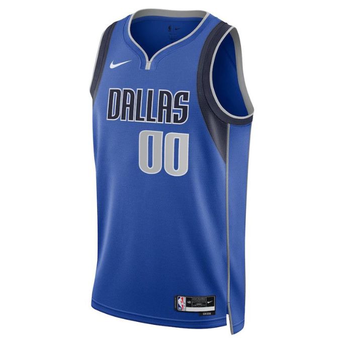 KODYSPORTS Premium Basketball Dallas Mavericks Unisex 2023/24 Swingman Custom Jersey Royal - Icon Edition