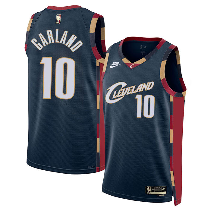 KODYSPORTS Premium Basketball Darius Garland #10 Cleveland Cavaliers Classic Edition Fan Support Team Jersey - Navy