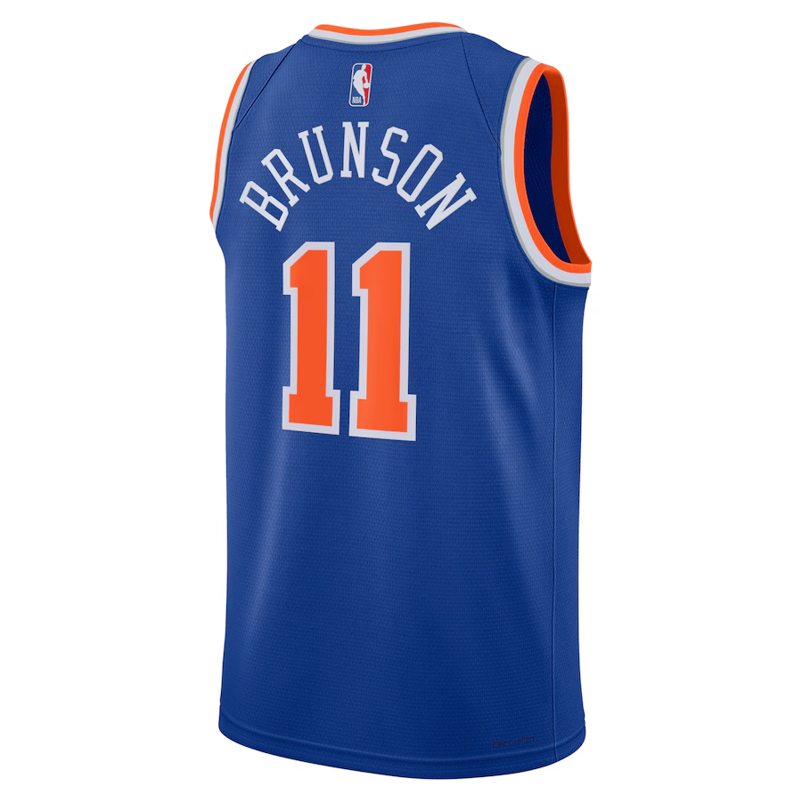 KODYSPORTS Premium Basketball Jalen Brunson New York Knicks 2024 Icon Edition Fan Game Jersey