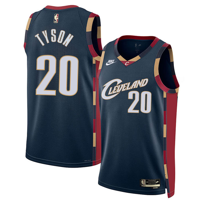 KODYSPORTS Premium Basketball Jaylon Tyson #20 Cleveland Cavaliers Classic Edition Fan Support Team Jersey - Navy