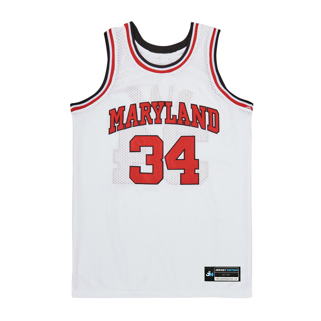 KODYSPORTS Premium Basketball Len Bias Maryland Basketball Fan Game Jersey