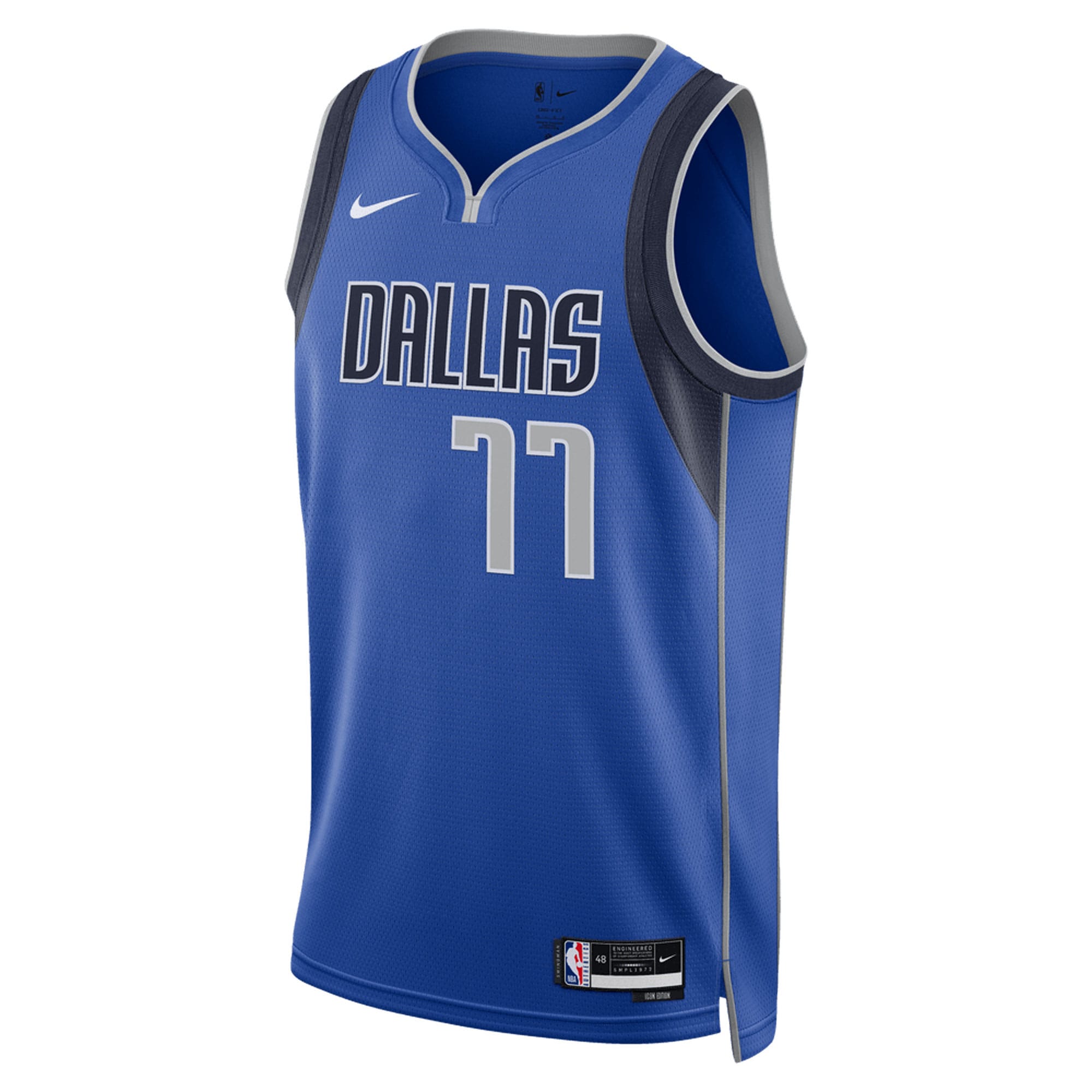 KODYSPORTS Premium Basketball Luka Doncic Dallas Mavericks 2024 Icon Edition Fan Support Team Jersey