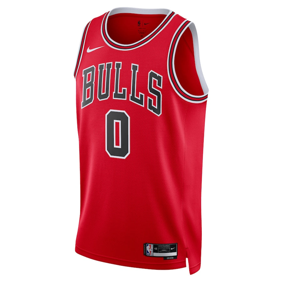 KODYSPORTS Premium Basketball Matas Buzelis Chicago Bulls 2024 Icon Edition Fan Support Team Jersey - Red