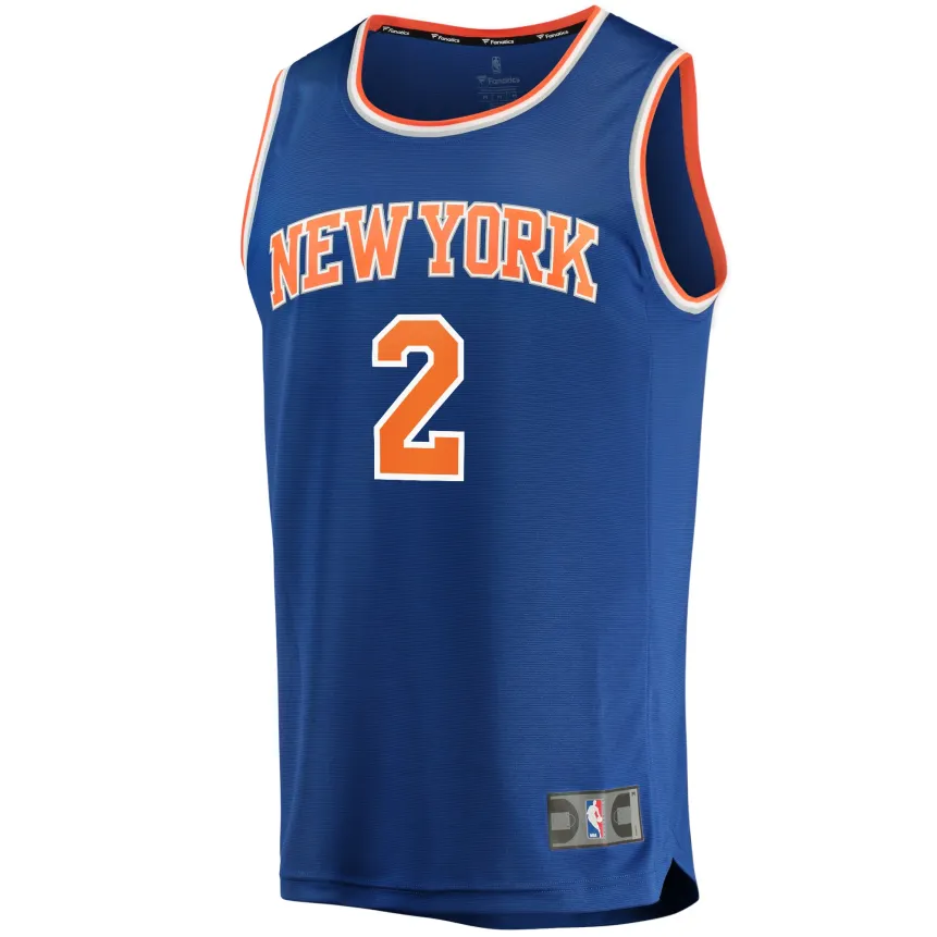 KODYSPORTS Premium Basketball Miles McBride New York Knicks 2023 Icon Edition Fan Game Jersey