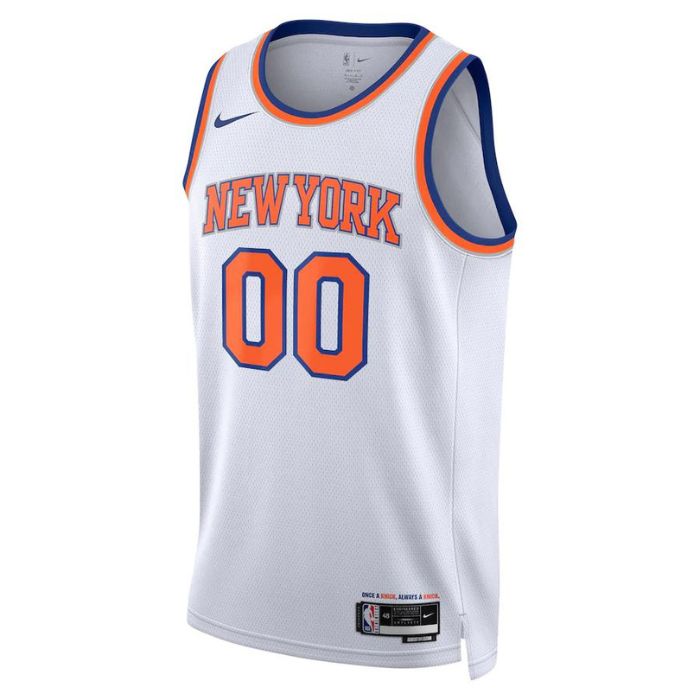 KODYSPORTS Premium Basketball New York Knicks Unisex 2023/24 Swingman Custom Jersey White - Association Edition