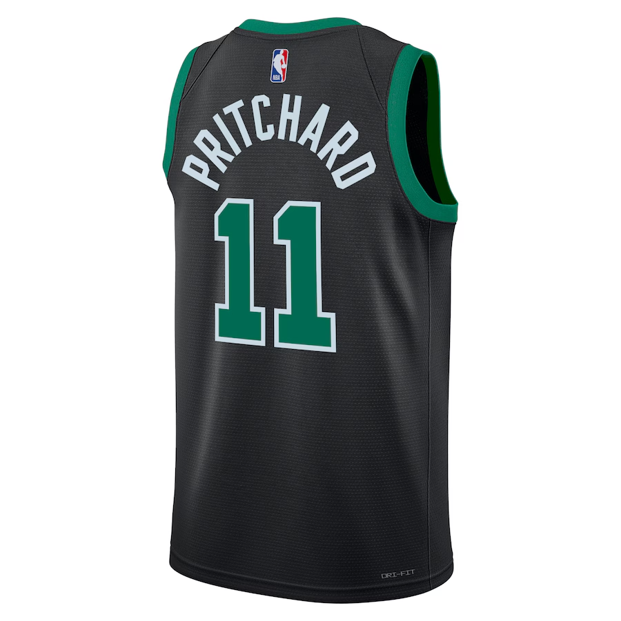 KODYSPORTS Premium Basketball Payton Pritchard Boston Celtics 2024 Statement Edition Fan Support Team Jersey - Black