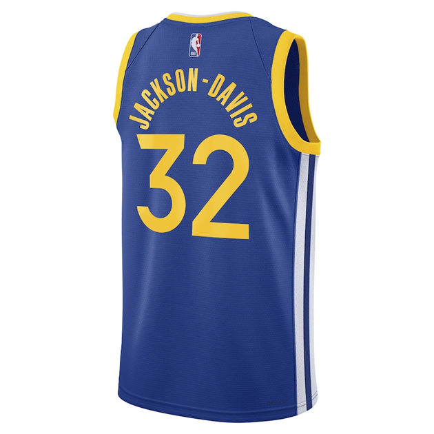 KODYSPORTS Premium Basketball Trayce Jackson-Davis Golden State Warriors 2024 Icon Edition Fan Support Team Jersey - Royal