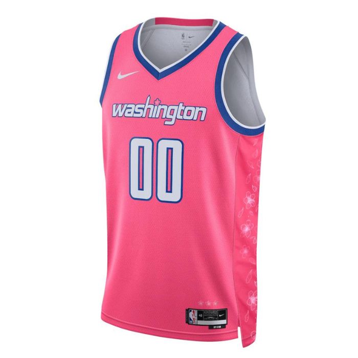 KODYSPORTS Premium Basketball Washington Wizards Unisex 2023/24 Swingman Custom Pro Jersey - City Edition - Pink